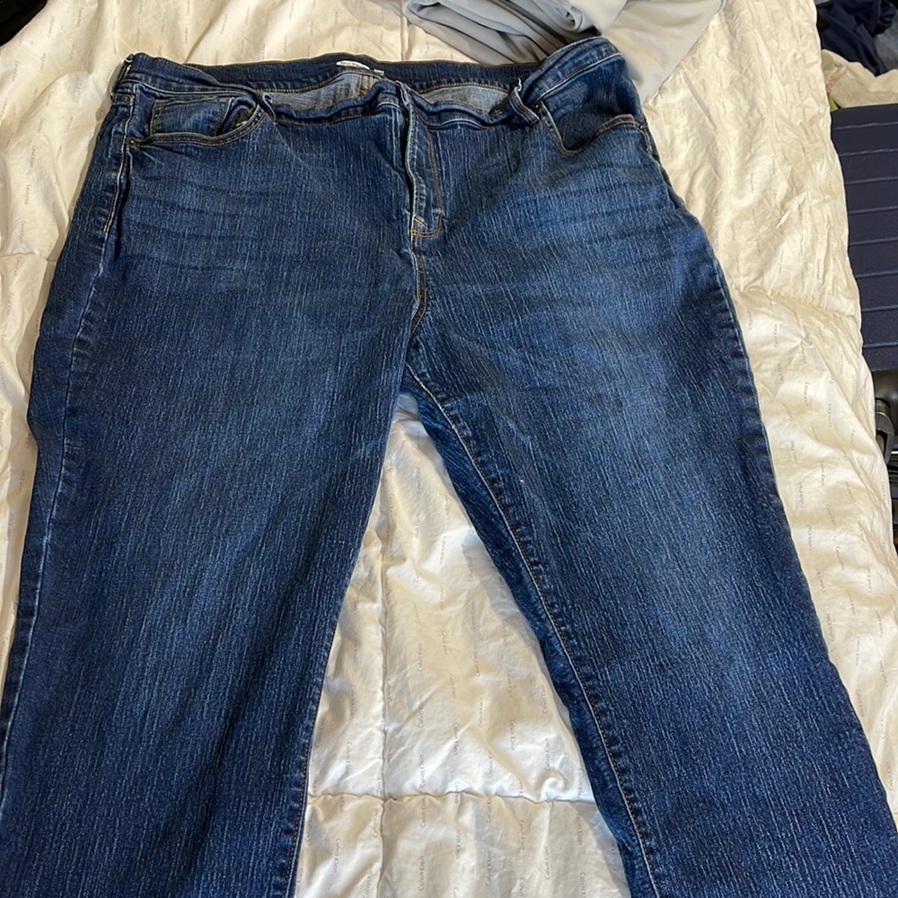 Old navy Curvy Straight darkwash jeans-Size 20